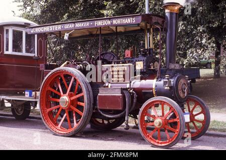 Moteurs de traction au Kettering Carnival en 1983 Banque D'Images