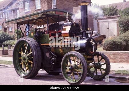 Moteurs de traction au Kettering Carnival en 1983 Banque D'Images