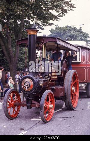 Moteurs de traction au Kettering Carnival en 1983 Banque D'Images