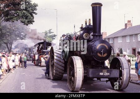 Moteurs de traction au Kettering Carnival en 1983 Banque D'Images