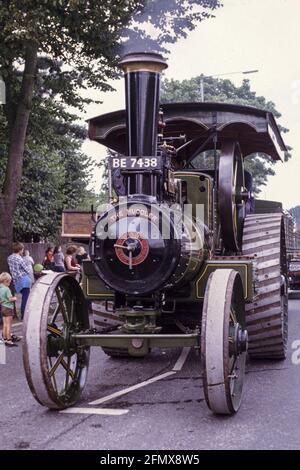 Moteurs de traction au Kettering Carnival en 1983 Banque D'Images