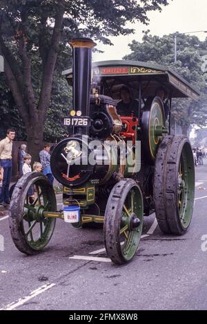 Moteurs de traction au Kettering Carnival en 1983 Banque D'Images