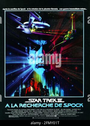 Star Trek III la recherche de Spock année: 1984 USA Directeur: Leonard Ninoy affiche française Banque D'Images