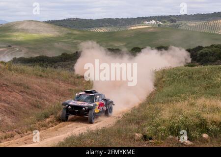 207 Ekstrom Mattias (swe), Bergkvist Emil (swe), équipe X-RAID, poussette Mini John Cooper Works, action pendant le rallye Andalucia 2021, du 12 au 16 mai 2021 autour de Villamartin, Espagne - photo Frédéric le Floc'h / DPPI Banque D'Images