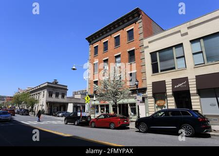 Main St. Yonkers New York Banque D'Images