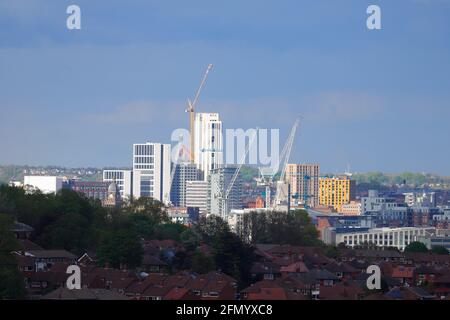 Hébergement étudiant Arena Quarter dans le centre-ville de Leeds, West Yorkshire, Royaume-Uni Banque D'Images