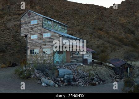 Nelson Ghost Town, Searchlight, Nevada, États-Unis Banque D'Images