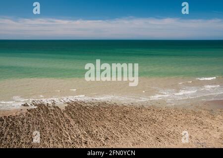 Plage près d'Oginal, somme (80), hauts-de-France, France Banque D'Images