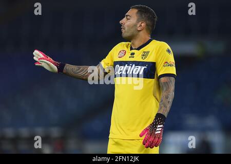 Rome, Latium. 12 mai 2021. Luigi Sepe de Parme lors du match de football de la série A League entre Lazio et Parme au stade Olimpico à Rome, Italie, le 12 mai 2021. Fotografo01 crédit: Agence de photo indépendante/Alamy Live News Banque D'Images