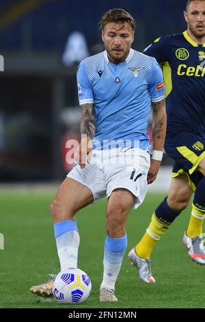 Rome, Latium. 12 mai 2021. Ciro immobile du Latium lors du match de football de la série A League entre Lazio et Parme au stade Olimpico à Rome, Italie, le 12 mai 2021. Fotografo01 crédit: Agence de photo indépendante/Alamy Live News Banque D'Images