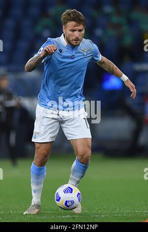 Rome, Latium. 12 mai 2021. Ciro immobile du Latium lors du match de football de la série A League entre Lazio et Parme au stade Olimpico à Rome, Italie, le 12 mai 2021. Fotografo01 crédit: Agence de photo indépendante/Alamy Live News Banque D'Images