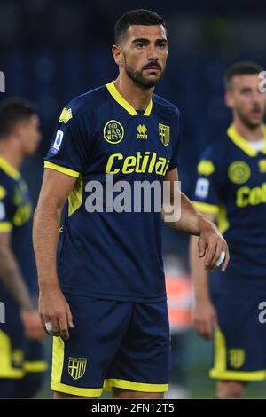 Rome, Latium. 12 mai 2021. Graziano Pelle de Parme lors du match de football de la Serie A League entre Lazio et Parme au stade Olimpico à Rome, Italie, le 12 mai 2021. Fotografo01 crédit: Agence de photo indépendante/Alamy Live News Banque D'Images