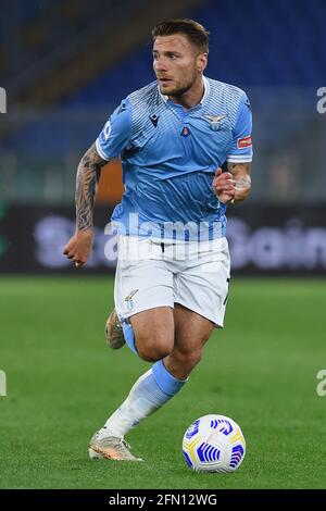 Rome, Latium. 12 mai 2021. Ciro immobile du Latium lors du match de football de la série A League entre Lazio et Parme au stade Olimpico à Rome, Italie, le 12 mai 2021. Fotografo01 crédit: Agence de photo indépendante/Alamy Live News Banque D'Images