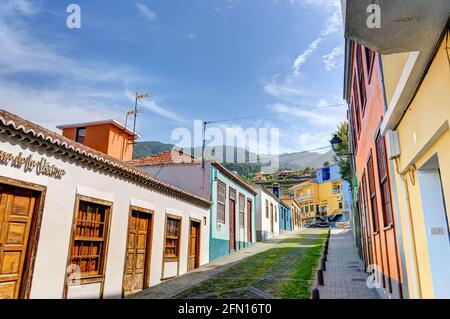 Tijarafe, la Palma, HDR image Banque D'Images