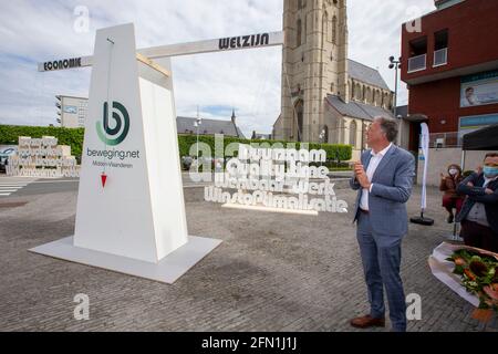 CM - le président de l'assurance sociale de MC Luc Van Gorp en photo lors d'une réunion du cm - MC, à l'occasion de Rerum Novarum, jeudi 1 Banque D'Images