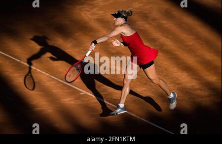 Angélique Curber d'Allemagne en action pendant le deuxième tour de l'Internazionali BNL d'Italia 1000, WTA 12 tournoi de tennis le 2021 mai 2021 à Foro Italico à Rome, Italie - photo Rob Prange / Espagne DPPI / DPPI / LiveMedia Banque D'Images