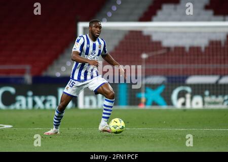 Madrid, Espagne. 12 mai 2021. Modibo Sagnan de Real Sociedad pendant le championnat d'Espagne la Ligue football match entre Atletico de Madrid et Real Sociedad le 12 mai 2021 au stade Wanda Metropolitano à Madrid, Espagne - photo Oscar J Barroso/Espagne DPPI/DPPI/LiveMedia crédit: Independent photo Agency/Alay Live News Banque D'Images