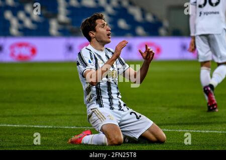 Déception, frustration de Federico Chiesa (Juventus FC) pendant les États-Unis Sassuolo vs Juventus FC, football italien S - photo .LiveMedia/Alessio Marini Banque D'Images