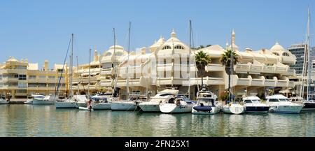 Port de plaisance de Puerto. Benalmádena Costa, Málaga, Andalucía, Espagne. Banque D'Images