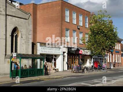 High Street Epping Essex Banque D'Images