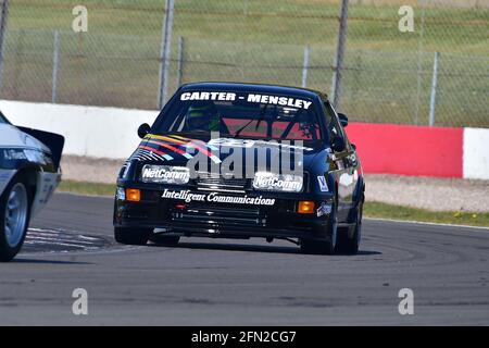 Paul Mensley, Ford Sierra Cosworth, Historic Touring car Challenge, HTCC, Tony dron Trophy, STCC, U2TC, Donington Historic Festival, Donington Park, en Banque D'Images