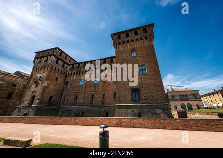 Mantoue. Château de Saint George (Castello di San Giorgio, 1395-1406), partie du Palazzo Ducale ou palais royal de Gonzaga. Lombardie, Italie, Europe. Banque D'Images