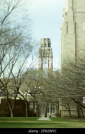 Université de Chicago, Chicago il., États-Unis, 1977 Banque D'Images