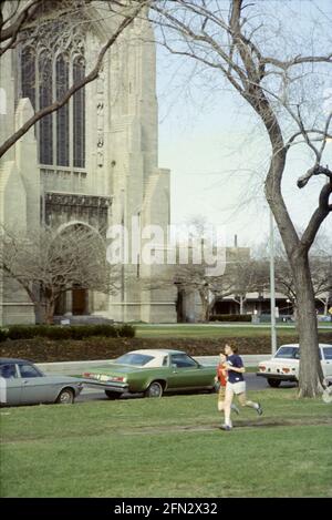 Université de Chicago, Chicago il., États-Unis, 1977 Banque D'Images