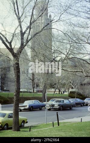 Université de Chicago, Chicago il., États-Unis, 1977 Banque D'Images