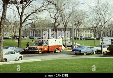 Université de Chicago, Chicago il., États-Unis, 1977 Banque D'Images