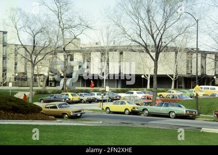 Université de Chicago, Chicago il., États-Unis, 1977 Banque D'Images