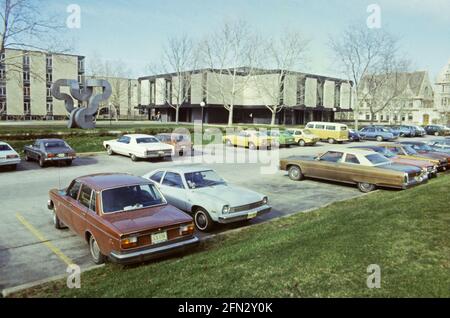 Université de Chicago, Chicago il., États-Unis, 1977 Banque D'Images