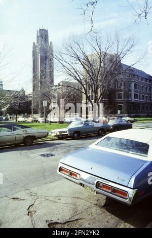 Université de Chicago, Chicago il, États-Unis. 1977 Banque D'Images