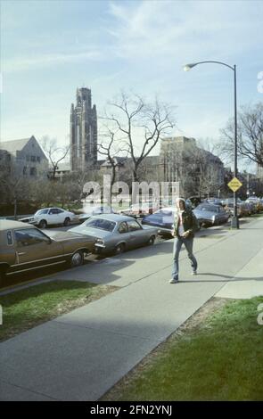 Université de Chicago, Chicago il, États-Unis, 1977 Banque D'Images