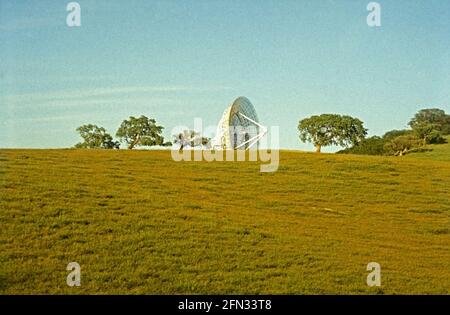 Radiotélescope, Californie, États-Unis, 1977 Banque D'Images