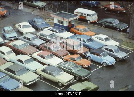 Parking, Washington DC, États-Unis, 1977 Banque D'Images