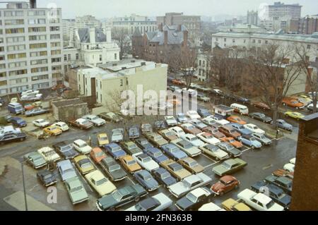 Parking, Washington DC, États-Unis, 1977 Banque D'Images