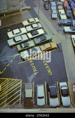 Parking, Washington DC, États-Unis, 1977 Banque D'Images