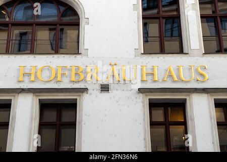 La célèbre Hofbräuhaus de Munich Banque D'Images