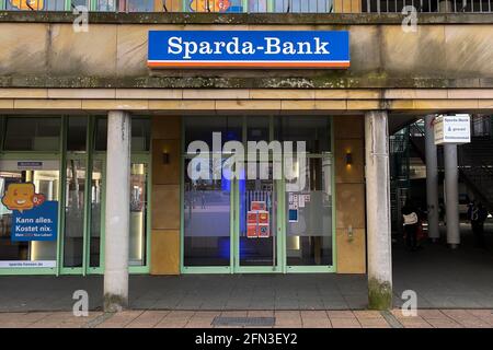 Sparda Bank dans le centre-ville de Fulda Banque D'Images