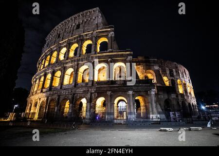 L'Italie, Lazio, Rome, le colisée Banque D'Images