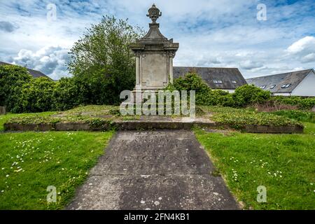 Cooling, 11 mai 2021: Entrée à la chapelle familiale de Richard Everist à l'église St Werburgh à Hoo sur la péninsule de Hoo, Kent Banque D'Images