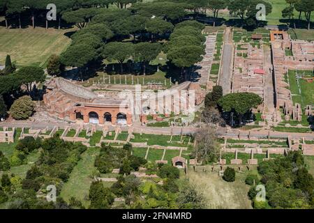 Italie, Latium, Rome, Ostia Antica Banque D'Images