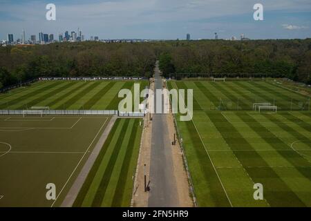 Présentation, présentation du terrain d'entraînement de Deutsche Bank Park, Soccer 1. Bundesliga, 32e jour d'allumette, Eintracht Frankfurt (F) - FSV FSV Mainz 05 (MZ) 1: 1, le 9 mai 2021 à Francfort/Allemagne. Les réglementations #DFL interdisent toute utilisation de photographies comme séquences d'images et/ou quasi-vidéo # € | utilisation dans le monde entier Banque D'Images
