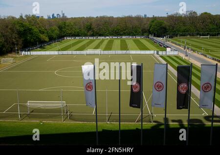 Présentation, présentation du terrain d'entraînement de Deutsche Bank Park, Soccer 1. Bundesliga, 32e jour d'allumette, Eintracht Frankfurt (F) - FSV FSV Mainz 05 (MZ) 1: 1, le 9 mai 2021 à Francfort/Allemagne. Les réglementations #DFL interdisent toute utilisation de photographies comme séquences d'images et/ou quasi-vidéo # € | utilisation dans le monde entier Banque D'Images