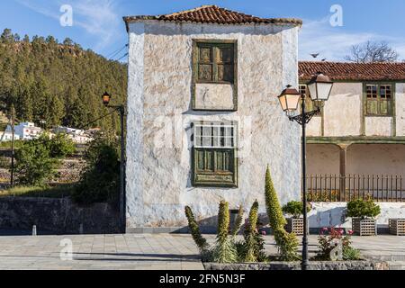 Ancienne maison à Vilaflor, Tenerife, Iles Canaries, Espagne Banque D'Images