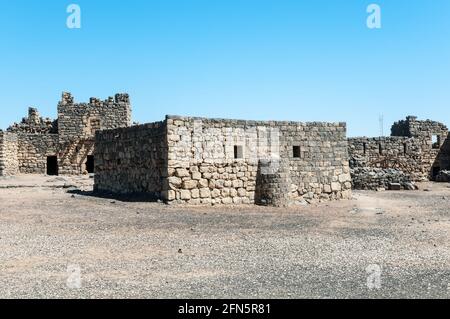 Le Château d'Azraq, Jordanie Banque D'Images