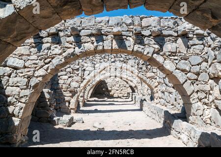 Le Château d'Azraq, Jordanie Banque D'Images