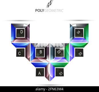 Infographie entreprise modèle pour la communication de données interactive Illustration de Vecteur