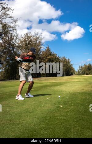 La sérénité du golf est hors du monde Banque D'Images